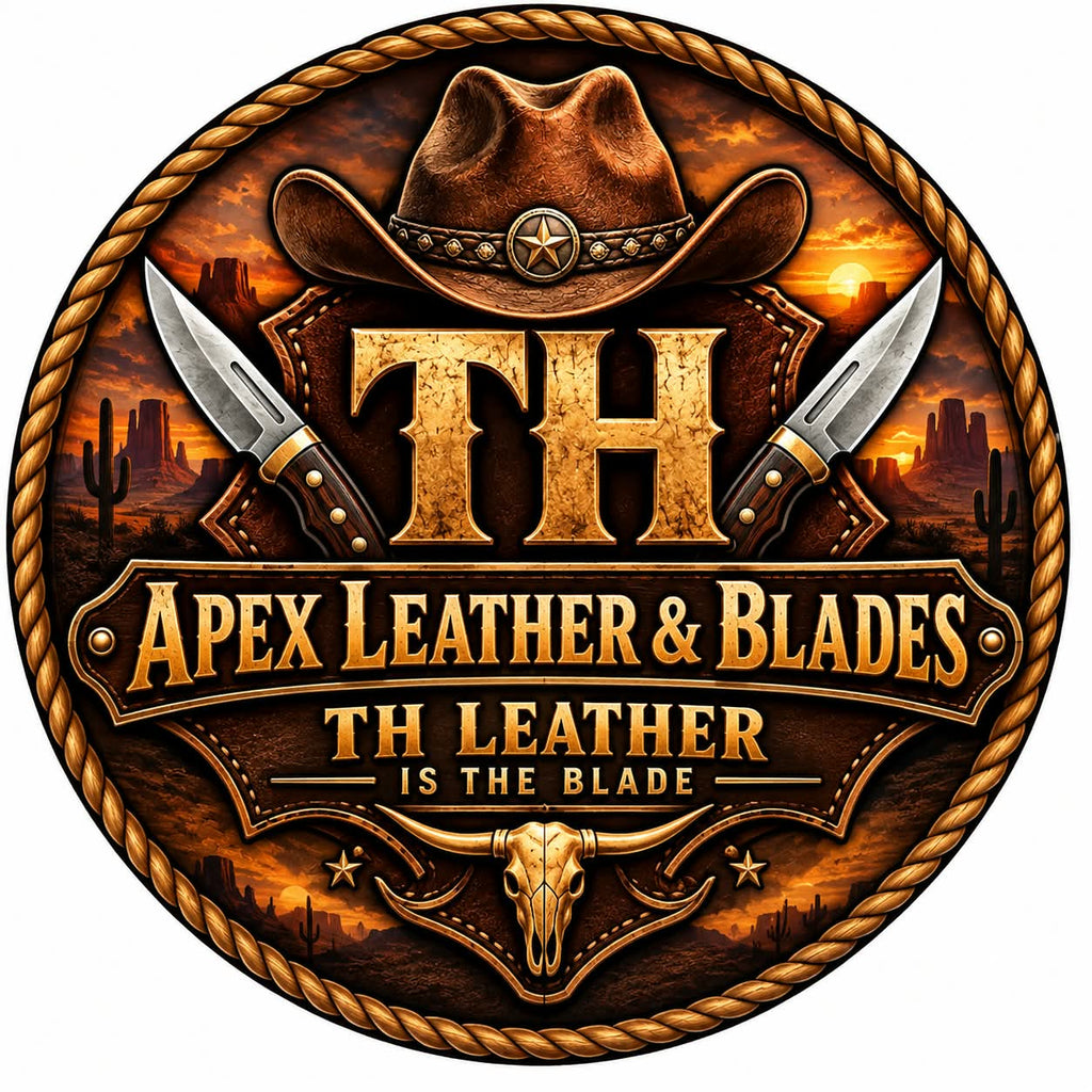 Custom Hunting Knife with Turquoise Handle + Tooled Leather Sheath |  8" Fixed Blade Gift for Hunters Cowboy birthday